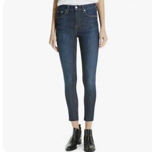 Rag & Bone Cate Mid Rise Skinny Jeans in Juni Dark Wash Womens Size 27